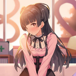 This is a pixiv picture whose title is 黛冬優子.
