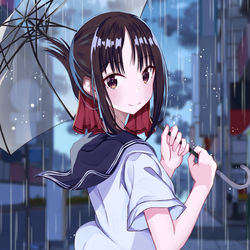 This is a pixiv picture whose title is 雨.