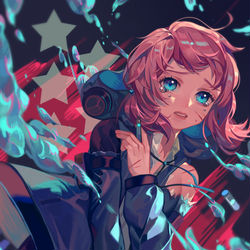 This is a pixiv picture whose title is 蓝毒.