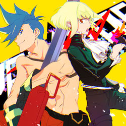 This is a pixiv picture whose title is 燃えていいのは魂だけだ.