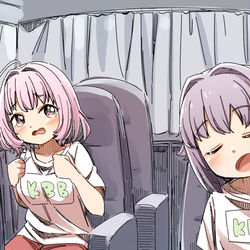 This is a pixiv picture whose title is 次の仕事が幸子と一緒で嫌な予感しかしない夢見りあむ.