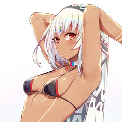 This is a pixiv picture whose title is 天性の肉体.