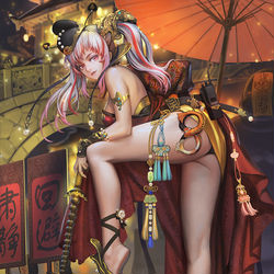 This is a pixiv picture whose title is 魔卡幻想-钟馗.