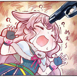 This is a pixiv picture whose title is めぇ〜.