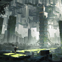 This is a pixiv picture whose title is 致一千年後的你.