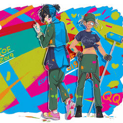 This is a pixiv picture whose title is コンキュ.