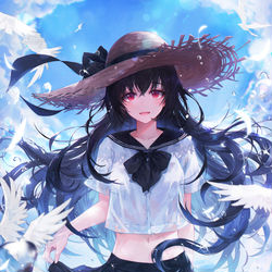 This is a pixiv picture whose title is 💧.