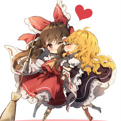 This is a pixiv picture whose title is キスの日①.