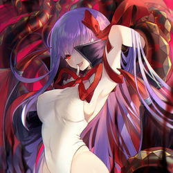 This is a pixiv picture whose title is 邪神系後輩.