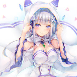 This is a pixiv picture whose title is エミリアたんマジ天使.