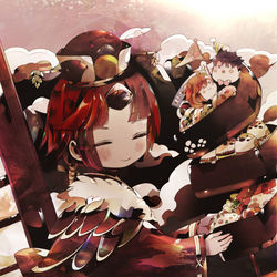 This is a pixiv picture whose title is 紅閻魔.