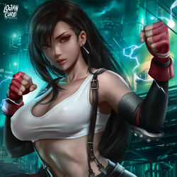 This is a pixiv picture whose title is Tifa Lockhart.