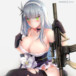 This is a pixiv picture whose title is HK416.