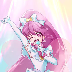 This is a pixiv picture whose title is 祝5周年☆ハピネスチャージプリキュア！.