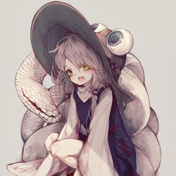 This is a pixiv picture whose title is 祟り神.