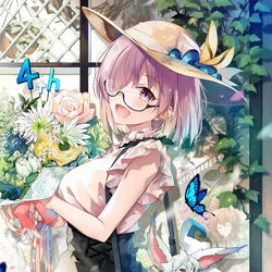 This is a pixiv picture whose title is 4th Anniversary！.