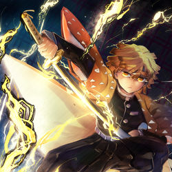 This is a pixiv picture whose title is 雷明.