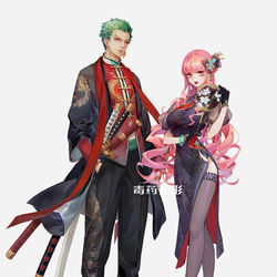 This is a pixiv picture whose title is 中国风索佩.