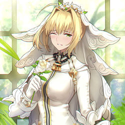 This is a pixiv picture whose title is nero bride.