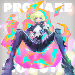 This is a pixiv picture whose title is PROMARE.