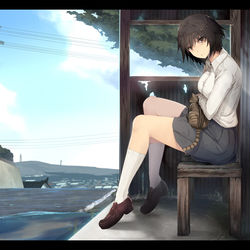 This is a pixiv picture whose title is 日常的な（仮） 背景イメージ.