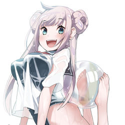This is a pixiv picture whose title is こむらさんの水着のやつ.