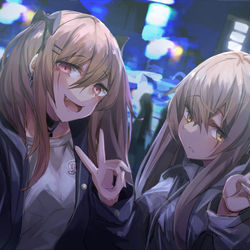 This is a pixiv picture whose title is v.