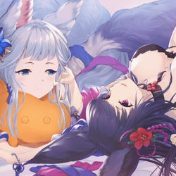 This is a pixiv picture whose title is ユエソシ.