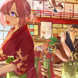 This is a pixiv picture whose title is ようこそ閻魔亭.