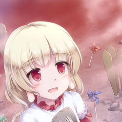 This is a pixiv picture whose title is 河原のアイドル.