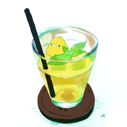 This is a pixiv picture whose title is ミントレモネード.