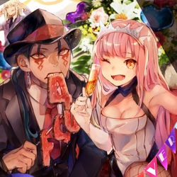 This is a pixiv picture whose title is 4th Anniversary!.