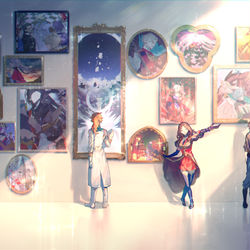 This is a pixiv picture whose title is 前へ.