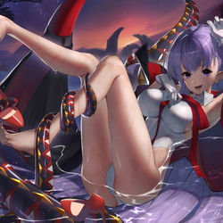 This is a pixiv picture whose title is 水着BBちゃん.