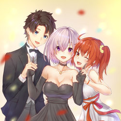 This is a pixiv picture whose title is Happy 4th Anniversary !.