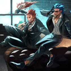 This is a pixiv picture whose title is 2BRO.LOG２.