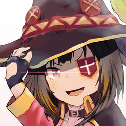 This is a pixiv picture whose title is 我が名は、めぐみん！！！.