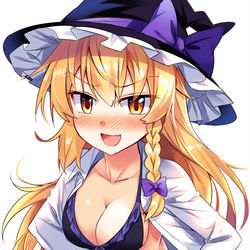 This is a pixiv picture whose title is 水着まりさちゃん.