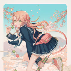 This is a pixiv picture whose title is 【夏闘乱2019】寿甘 胡桃【西軍】.