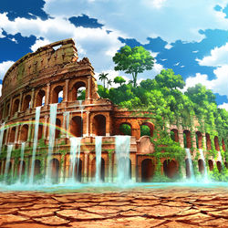 This is a pixiv picture whose title is コロッセオ幻想.