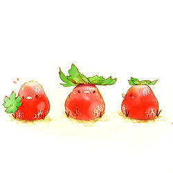 This is a pixiv picture whose title is 帽子いちご.