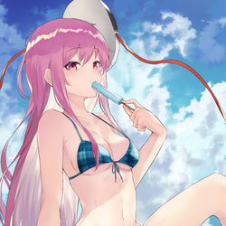 This is a pixiv picture whose title is 水着こころ.