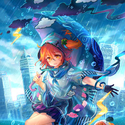 This is a pixiv picture whose title is 雨の季節 OWO.