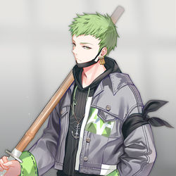 This is a pixiv picture whose title is ゾロ.