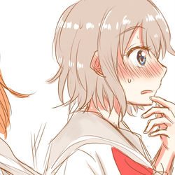This is a pixiv picture whose title is 突然の.