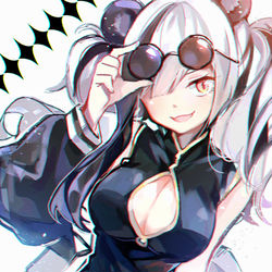 This is a pixiv picture whose title is 食铁兽.