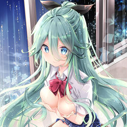 This is a pixiv picture whose title is JK山風ちゃん【神戸かわさき】.