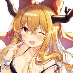 This is a pixiv picture whose title is 大人萃香ちゃん.