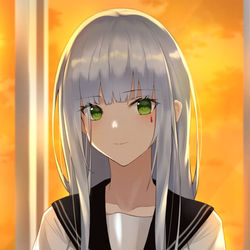 This is a pixiv picture whose title is HK416.