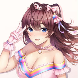 This is a pixiv picture whose title is 総選挙6位おめでとう！.